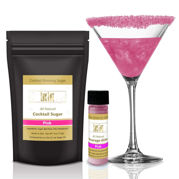 Rose Gold Edible Glitter  Socialite Luxe Edible Glitter for Drinks & Cakes  - Sweets & Treats™